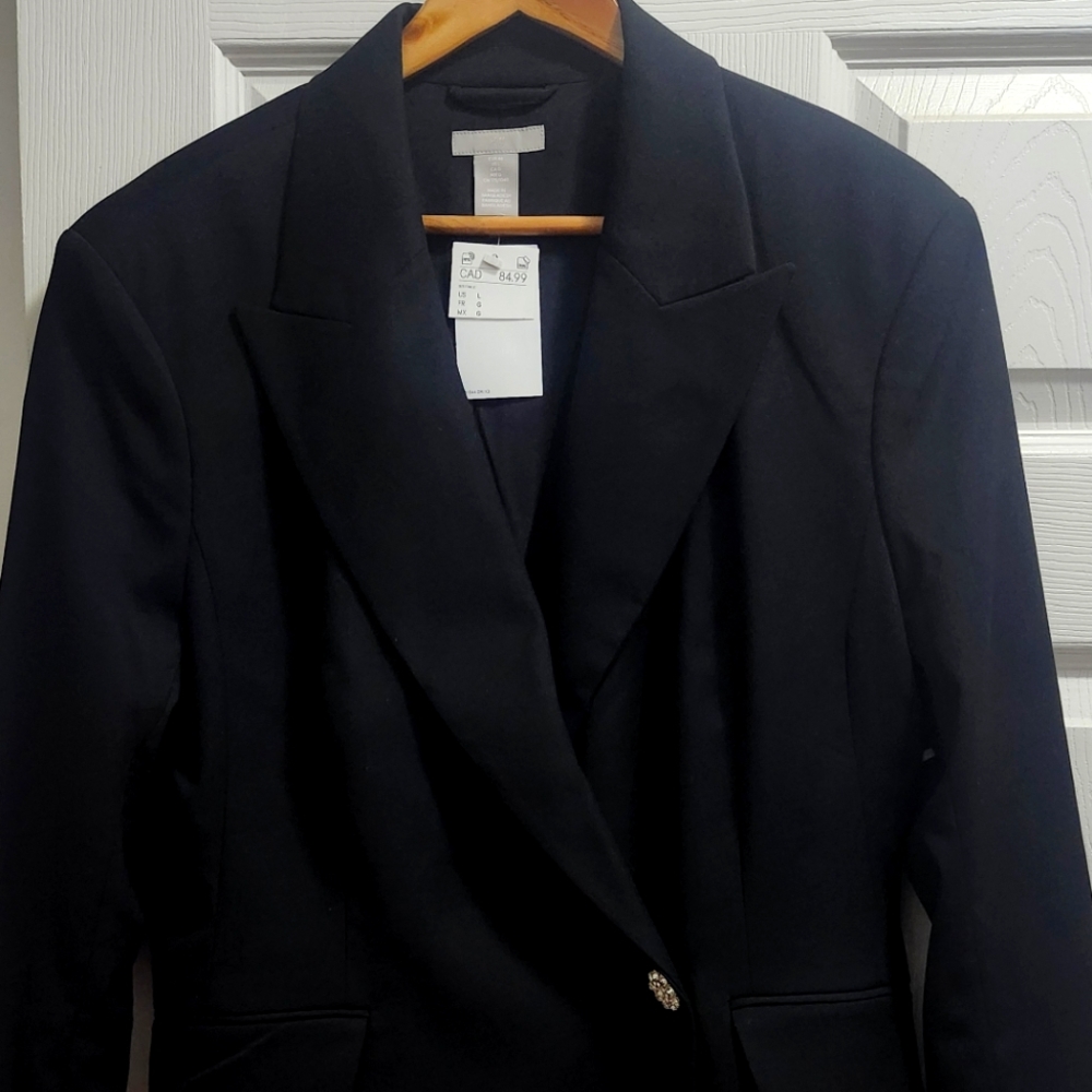 Rhinestone-Button Jacket Dress - Picture 6 of 7